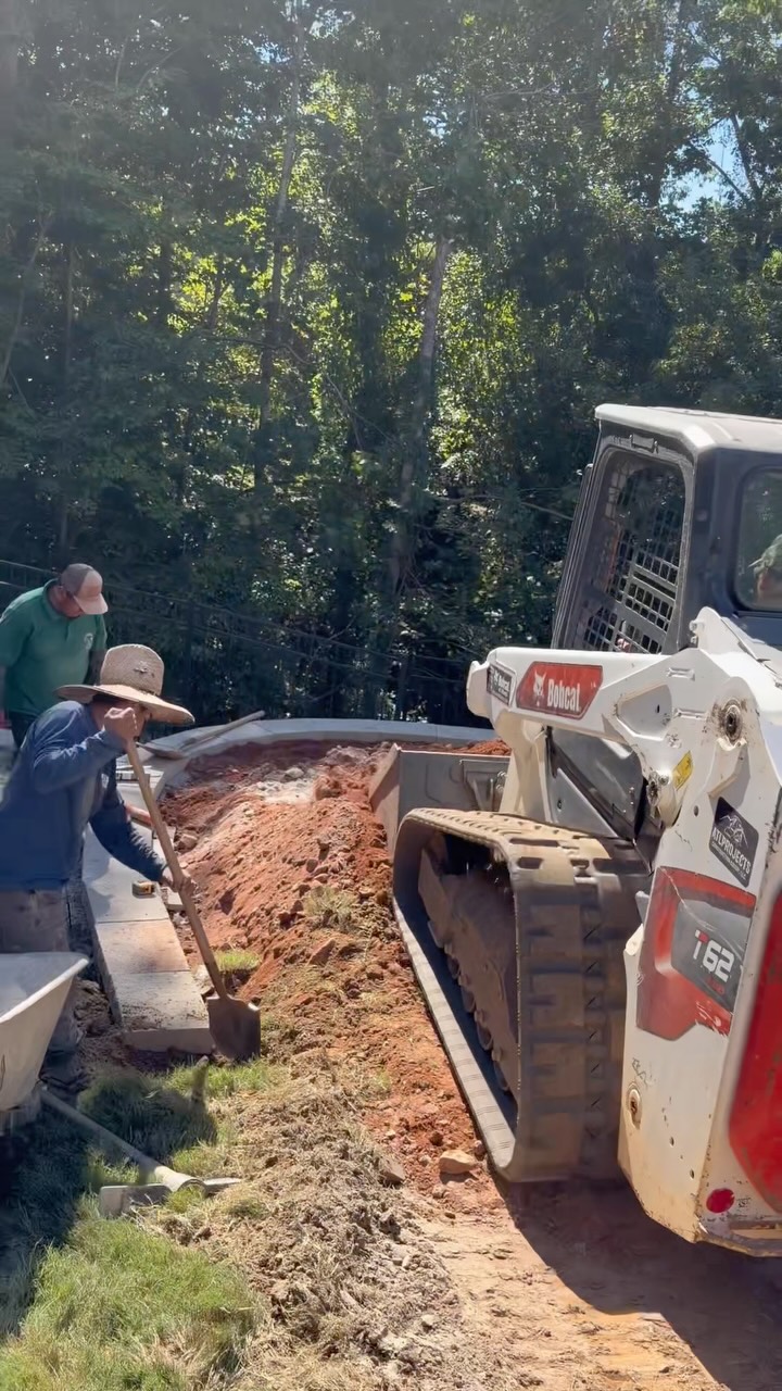 From materials to a new backyard sitting area 🔨🌿

Bringing this space to life with a custom horseshoe-style retaining wall, creating a cozy area to sit back, relax, and enjoy the backyard. More to come as we continue transforming this space! 💪

📍ATL Projects
📲 DM us for your next outdoor project!  #retaingwall #sittingarea #backyard #landscaping #hardscape